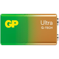 BATTERY 9V/6LF22 ULTRA ALKALINE 1PC G-TECH GPG6LF22U