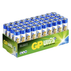 GP ULTRA PLUS ALKALINE AAA-BATTERY LR03 40-PACK GPLR03UP-40