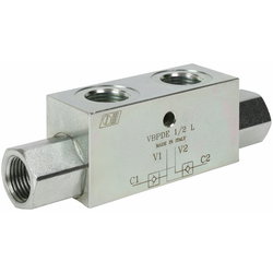 KAKSOISLUKKOVENTTIILI 1/2 VBPDE-L H80030