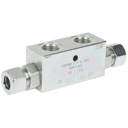 KAKSOISLUKKOVENTTIILI 1/2 VBPDE L15 PUTKILIITIN H80135