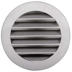 ULKOSÄLEIKKÖ PV 125MM PYÖREÄ ALUMIINI HE0136