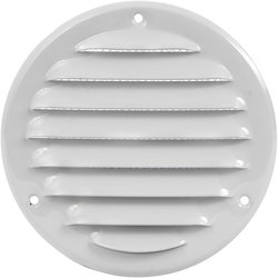 ULKOSÄLEIKKÖ 100MM PYÖREÄ VALKOINEN HE0240