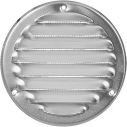 ULKOSÄLEIKKÖ 100MM PYÖREÄ ALUMIINI HE0241