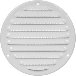 ULKOSÄLEIKKÖ 125MM PYÖREÄ VALKOINEN 15KPL HE0250B
