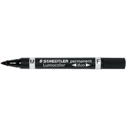 MÄRKPENNA SVART 5/1MM STAEDTLER LUMOCOLOR DUO HER022