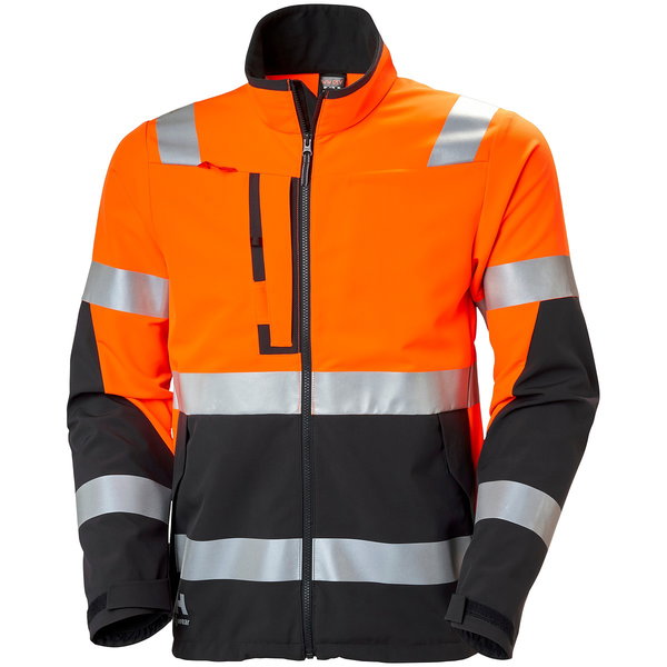 JACKET TECH STRETCH S ALNA 4X FL.ORANGE/D.GRE HH77230-269-S