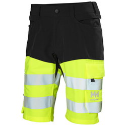 SHORTSIT HI-VIS C52 ALNA 4X CNCT FL.KEL/EBONY HH77434-369-C52