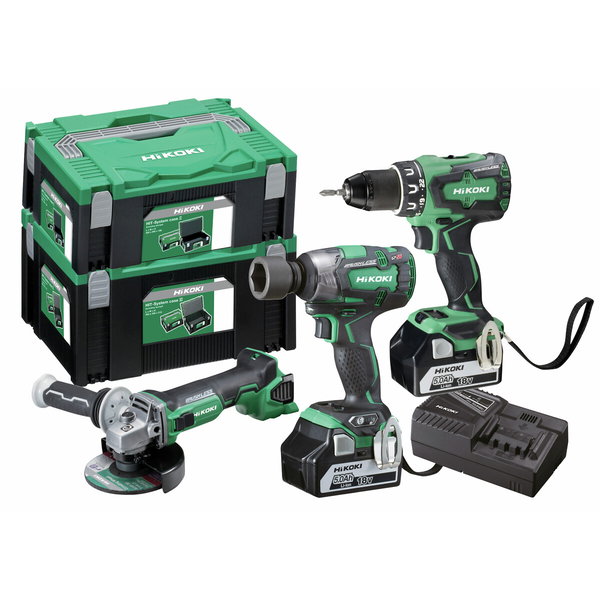 COMBOPAKET 18V 5,0AH DS18DBSL/WR18DBDL2/G18DBBVL HI68000543