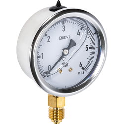 MANOMETER 6BAR 63MM 1/4 BOTTEN FÄSTE HPM63006AK