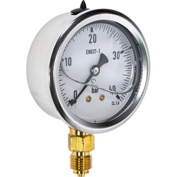 MANOMETER 40BAR 63MM 1/4 BOTTEN FÄSTE HPM63040AK