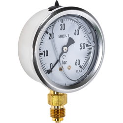 MANOMETER 60BAR 63MM 1/4 BOTTEN FÄSTE HPM63060AK