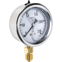 MANOMETER 250BAR 63MM 1/4 BOTTEN FÄSTE HPM63250AK