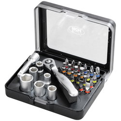 BIT / SOCKET SET 26PCS W.RATCHET WRENCH IKH6119