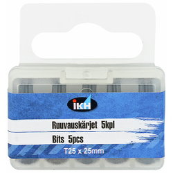 BITS 5ST 25MM T25 FÄRGRING IKH6442