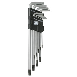 TORXNYCKELSATS 9 DELAR IKH7035