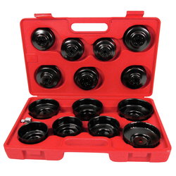 CUP-TYPE OIL FILTER WRENCH SET 15PCS IKH7124
