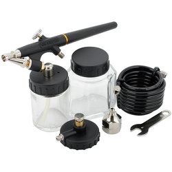 AIRBRUSCH-FÄRGSPRUTA MED FÄRGBEHÅLLARE IKH8035