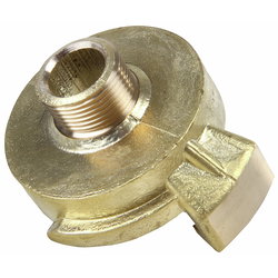 KLOKOPPLING 2" YTTERGÄNGA 3/4" MÄSSING IKHP427