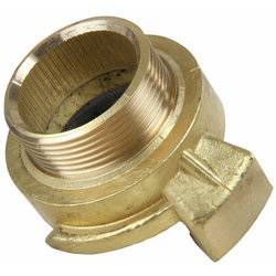 KLOKOPPLING 2" YTTERGÄNGA 1 1/2" MÄSSING IKHP429