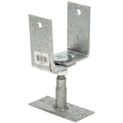 ADJUSTABLE POST BASE 80-120X80MM STAND J6110141
