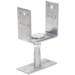ADJUSTABLE POST BASE 105-160X80MM STAND J6110142