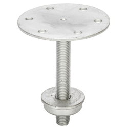 LATTAKIINNIKE PYÖREÄ KORKEUSSÄÄDETTÄVÄ 150/120MM JK208