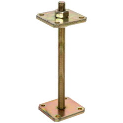 ADJUSTABLE POST BASE M10 50X50 150MM JSP10150