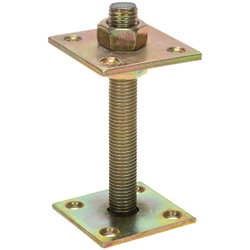 ADJUSTABLE POST BASE M16 60X60 120MM JSP16120