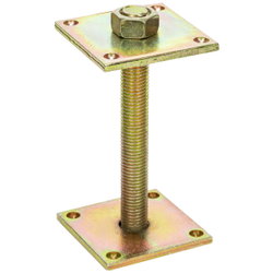 ADJUSTABLE POST BASE M24 100X100MM  200MM JSP24200A