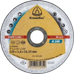 KAPSKIVA 125X1,6X22,2 A100 KF651169