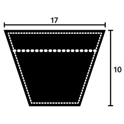 V-REM L&G 17X1118MM LA KEVLAR KH5L440K