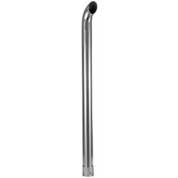 EXHAUST PIPE CHROME 76MM KPP0076