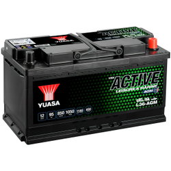 AKKU YUASA VAPAA-AJAN 95AH AGM -+ 353X175X190 L36-AGM