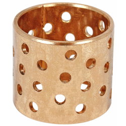 PLAIN BEARING 25X28X25MM BRONZE PERFORATED LFB0922525