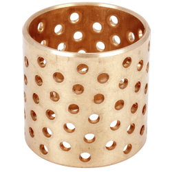 PLAIN BEARING 45X50X50MM BRONZE PERFORATED LFB0924550