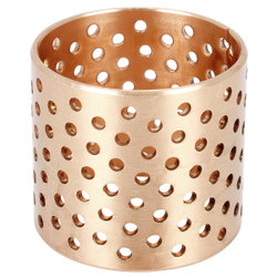 PLAIN BEARING 60X65X60MM BRONZE PERFORATED LFB0926060