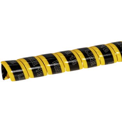 MARKING SAFE SPIRAL LINE 1A+B YEL-BLACK 1M 2PCS LSPLINE1
