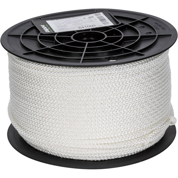 ROPE PLAIT POLYESTER 6MM WHITE 200M - MAN641060 - IKH