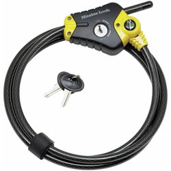 LÅSVAJER 10MM/1,8M MED REGLERADE NYCKEL MAS014