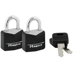 HÄNGLÅS 20MM 2ST SVART MAS020BLK