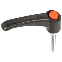 ADJUSTABLE CLAMPING LEVER M6X40MM METAL MEG8506522