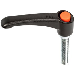 ADJUSTABLE CLAMPING LEVER M10X60MM METAL MEG8506524