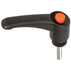 ADJUSTABLE CLAMPING LEVER M5X20MM PLASTIC MEG8506525