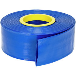 LAYFLAT HOSE 76MM PVC 4BAR BLUE 25M MER30076