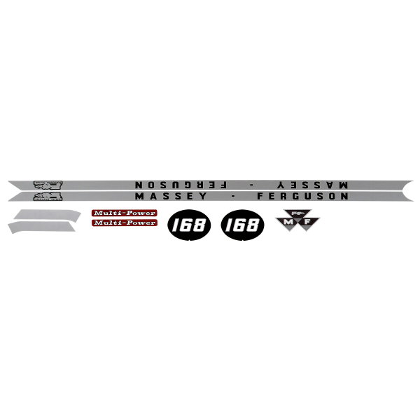 DECAL SET MF 168 - MF1210 - IKH