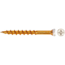 FLOORING SCREW 3,9X42 250PCS WHITE ZINC COATED MFTE3942