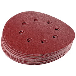 SLIPRONDELL 125MM 8H P80 RÖD 20ST MIR1359