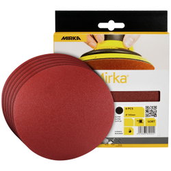 SANDING DISC 150MM RED GLUE SORTIMENT MIR1839