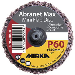 ABRANET MAX MINI LAMELLSKIVA P60 50MM MED SNABBFÄS MIR1952