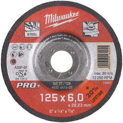 GRINDING WHEEL 125X6,0X22,2MM PRO+ SG 27 MW451502